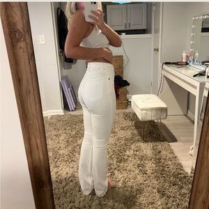 White jeans